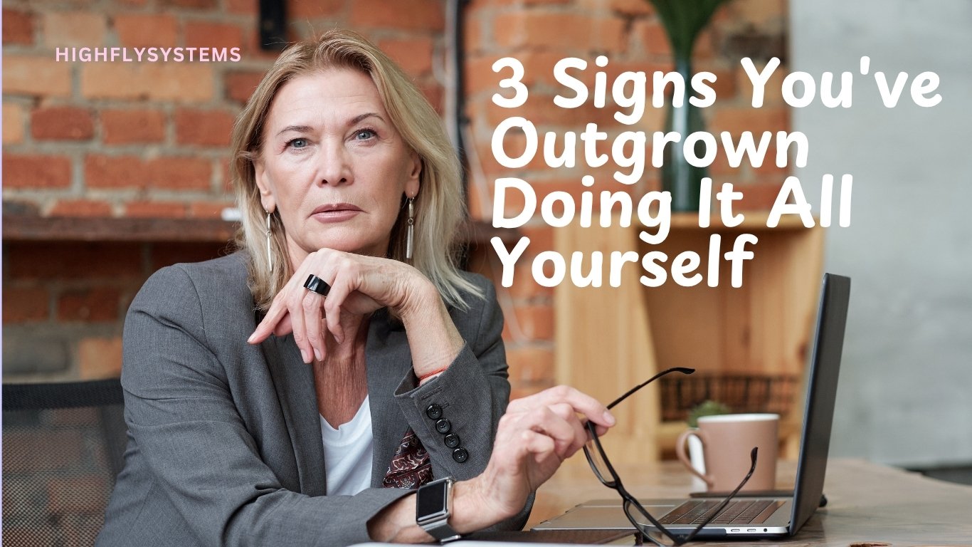 Business owner reviewing systems and workflows for a growing business